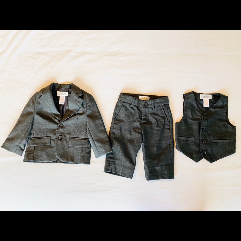 SET: 12-18 Mo. Janie & Jack 3-Piece Suit